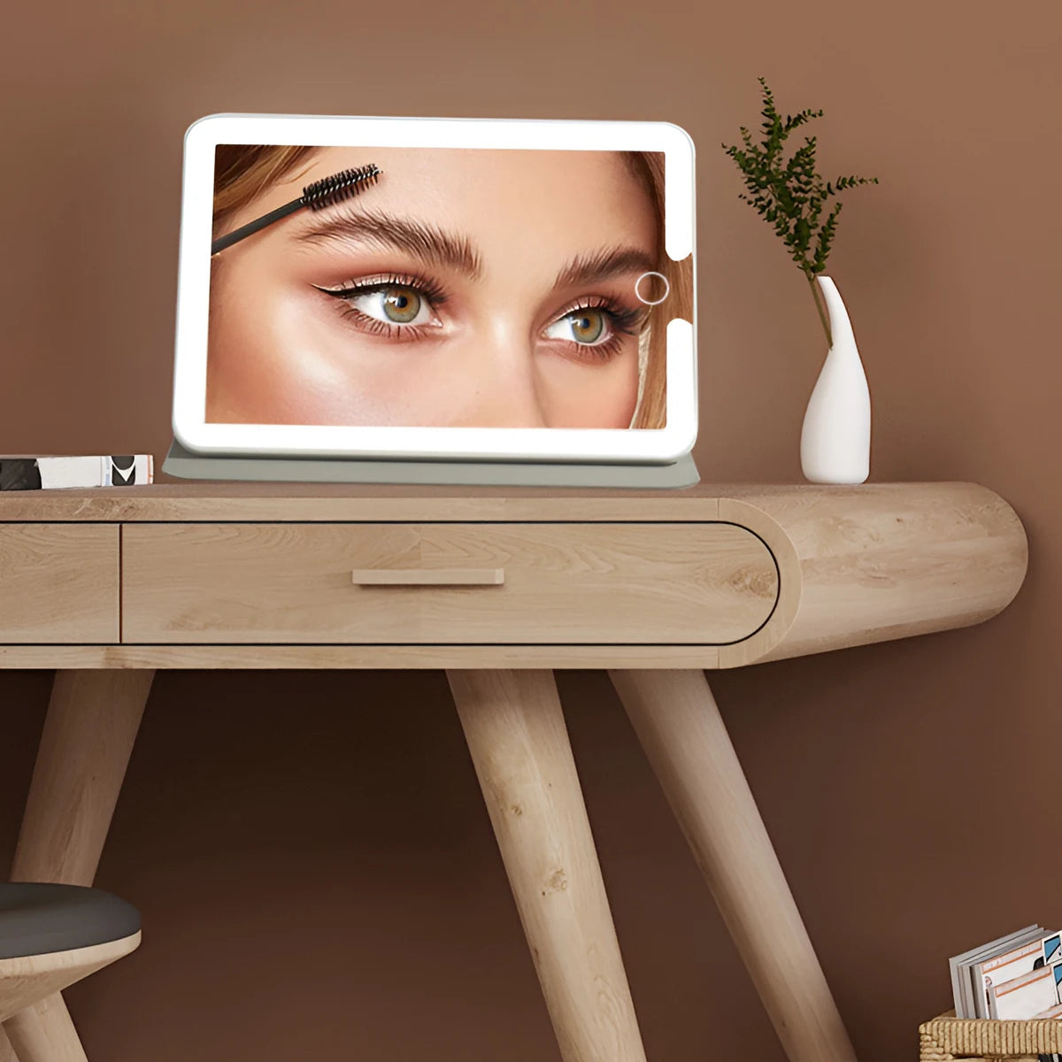 Foldable LED Makeup Mirror - AliBoxBeauty