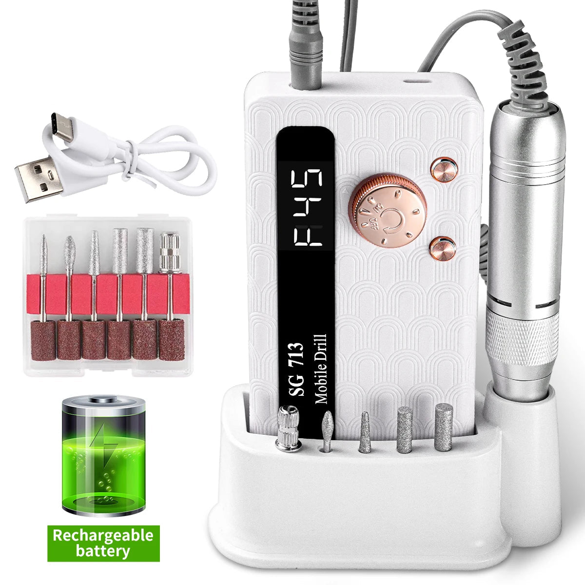 Electric Gel Polish Drill Kit - AliBoxBeauty