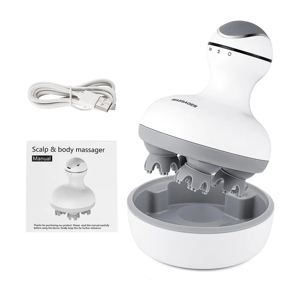Waterproof Head Scalp Massager - AliBoxBeauty