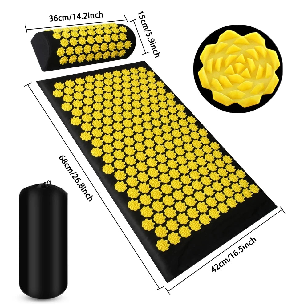Acupressure Yoga Mat Set - AliBoxBeauty