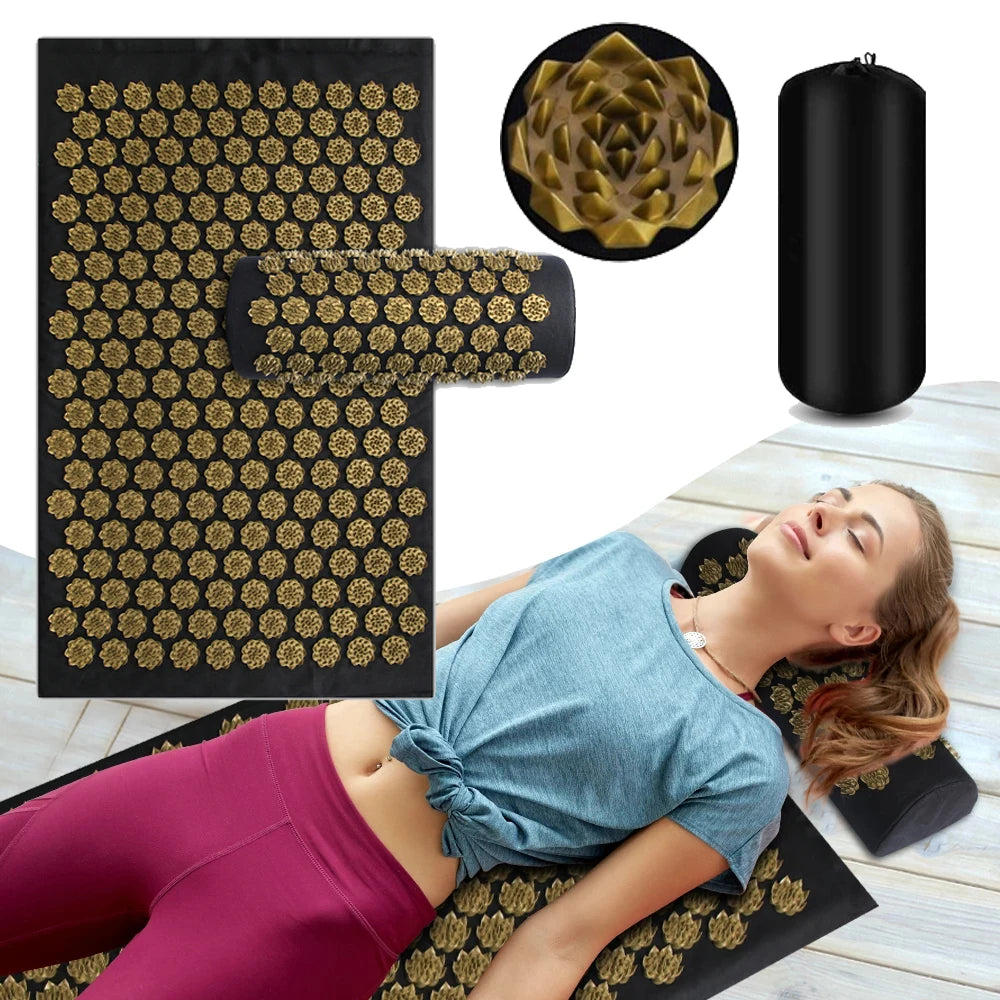 Acupressure Yoga Mat Set - AliBoxBeauty